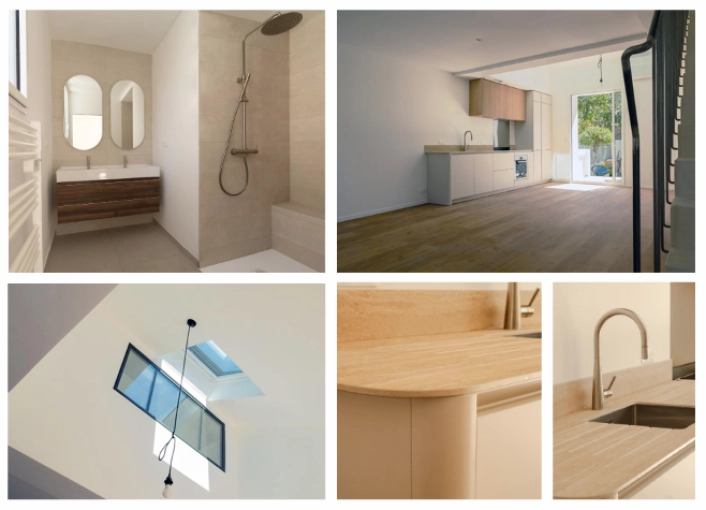 Patrimoine, Mise aux normes, Surélévation, Maison individuelle, Maison passive / écologique, Rénovation, Maison de ville, Architecture d’intérieur, Extension, Réhabilitation, Aménagement combles, Plan, Permis de construire, Suivi de chantier, Diagnostic