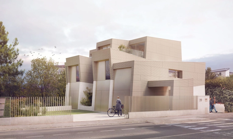 Bâtiment professionnel, Réhabilitation, Plan, Permis de construire