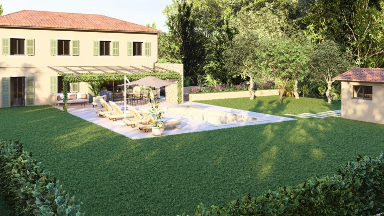 Maison individuelle, Piscine, Construction neuve, Permis de construire