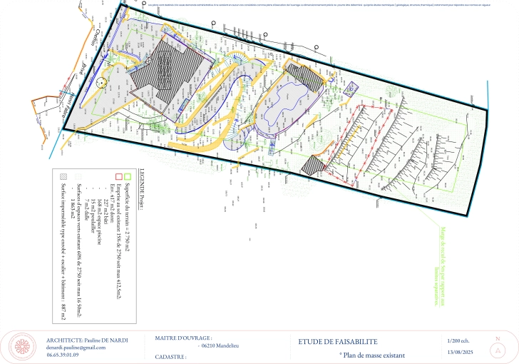 Maison de campagne, Étude de faisabilité, Minimaliste