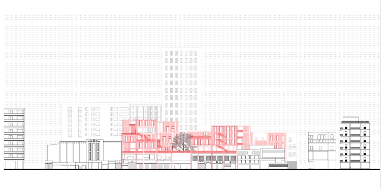 Surélévation, Commerce, Contemporain