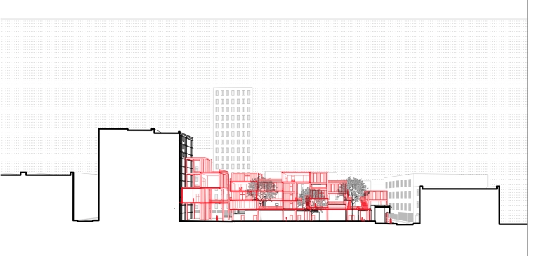 Surélévation, Commerce, Contemporain
