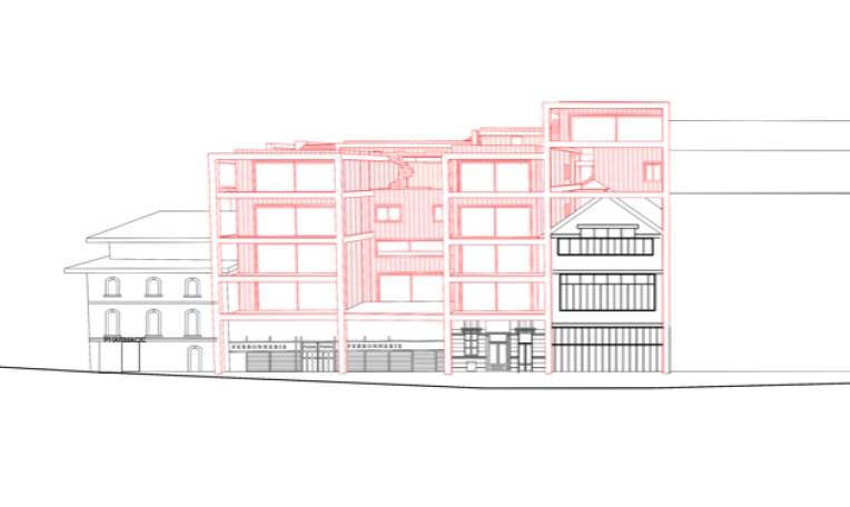 Surélévation, Résidentiel collectif, Rénovation, Contemporain