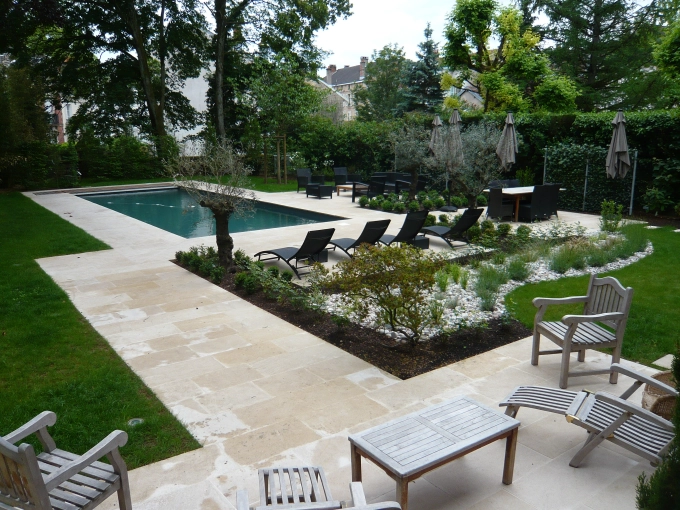 Jardin, Extérieur, Piscine, Plan, Permis de construire, Suivi de chantier