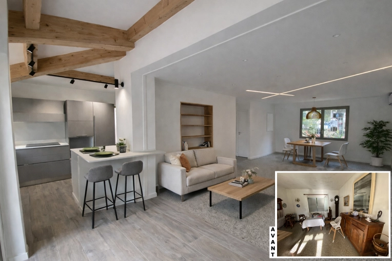 Transformation, Jardin, Terrasse, Maison individuelle, Rénovation, Extension, Plan, Permis de construire, Suivi de chantier, Conseil, Diagnostic