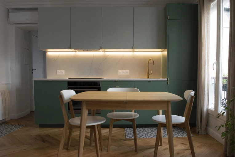 Transformation, Appartement, Rénovation, Architecture d’intérieur, Contemporain