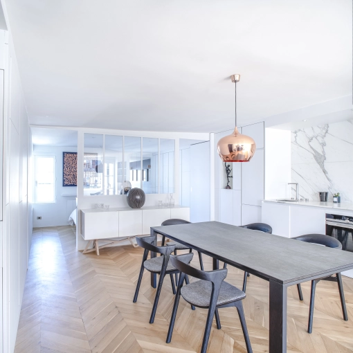 Appartement, Rénovation, Architecture d’intérieur, Plan, Suivi de chantier, Conseil