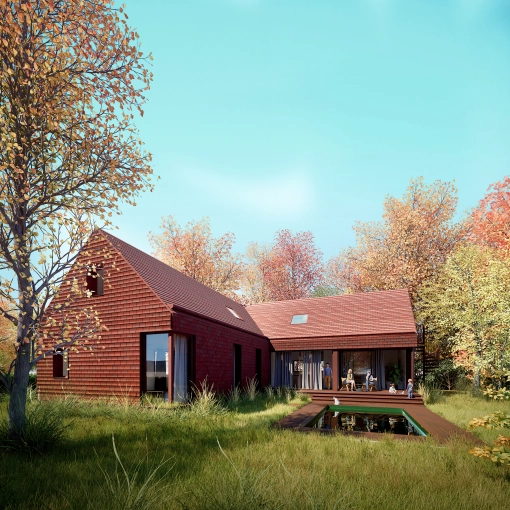 Maison individuelle, Maison de campagne, Construction neuve, Plan, Conseil