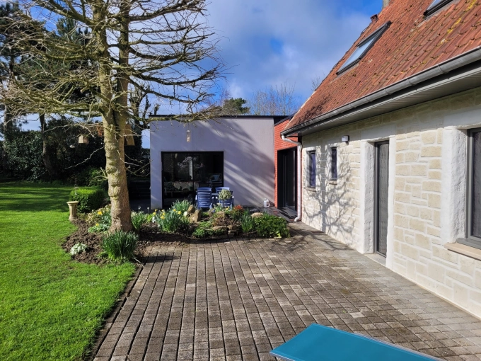 Terrasse, Maison individuelle, Rénovation, Maison de campagne, Extension, Corps de ferme, Traditionnel