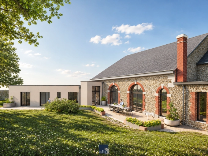 Transformation, Terrasse, Maison individuelle, Rénovation, Maison de campagne, Extension, Réhabilitation, Rénovation énergétique, Plan, Permis de construire, Conseil, Déclaration de travaux