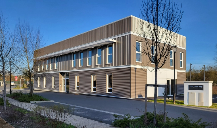 Bâtiment professionnel, Bureau, Construction neuve, Plan, Permis de construire, Suivi de chantier