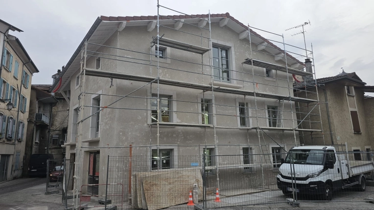 Surélévation, Résidentiel collectif, Rénovation, Plan, Permis de construire