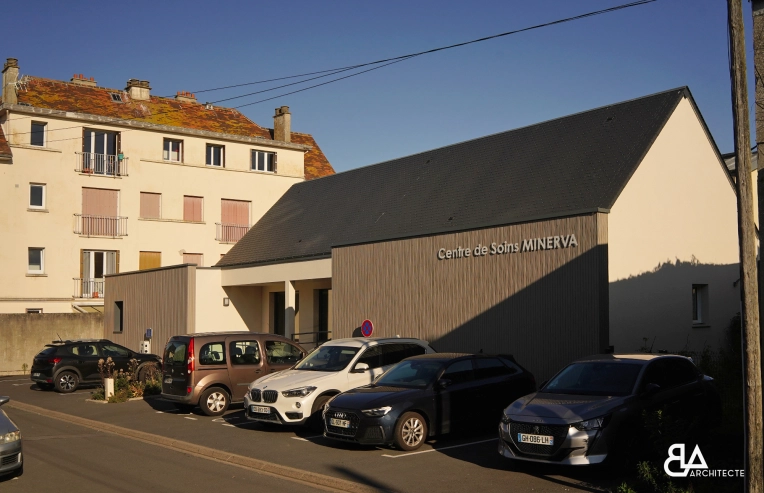 Bâtiment professionnel, Bureau, Construction neuve, Plan, Permis de construire