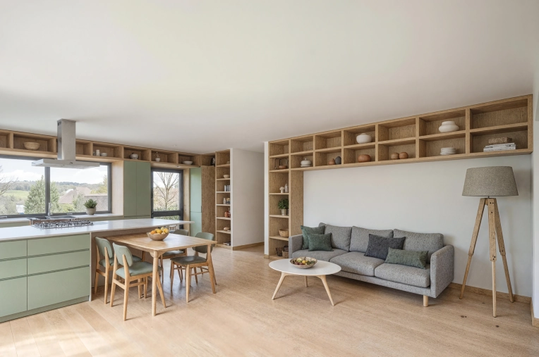 Maison individuelle, Maison passive / écologique, Maison de campagne, Construction neuve, Plan, Permis de construire, Suivi de chantier, Conseil