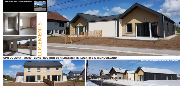 Résidentiel collectif, Construction neuve, Plan, Permis de construire, Suivi de chantier, Déclaration de travaux