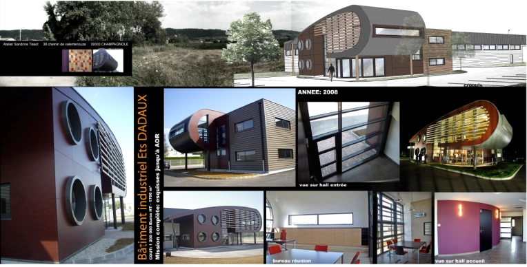 Bâtiment professionnel, Bureau, Architecture d’intérieur, Construction neuve, Rénovation énergétique, Plan, Permis de construire, Suivi de chantier, Conseil, Déclaration de travaux