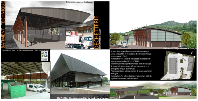 Bâtiment professionnel, Hangar, Bâtiment industriel, Construction neuve, Plan, Permis de construire, Suivi de chantier, Conseil, Déclaration de travaux