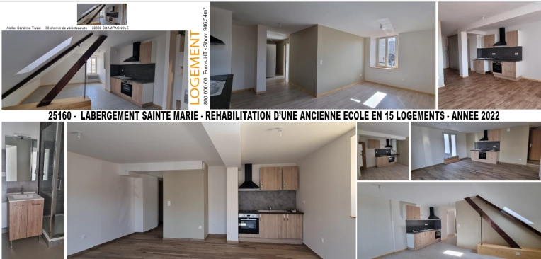 Mise aux normes, Appartement, Rénovation, Architecture d’intérieur, Réhabilitation, Rénovation énergétique, Plan, Permis de construire, Suivi de chantier, Conseil, Déclaration de travaux