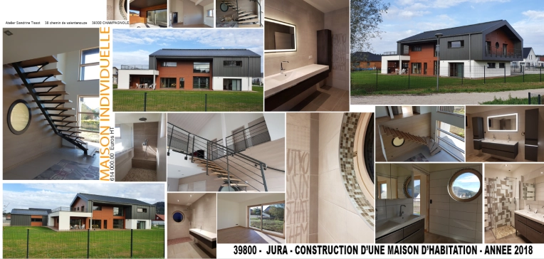 Maison individuelle, Maison de ville, Construction neuve, Garage, Plan, Permis de construire, Suivi de chantier, Conseil, Déclaration de travaux