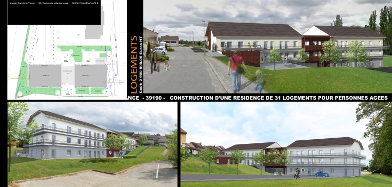 Résidentiel collectif, Plan, Permis de construire, Suivi de chantier, Conseil, Déclaration de travaux