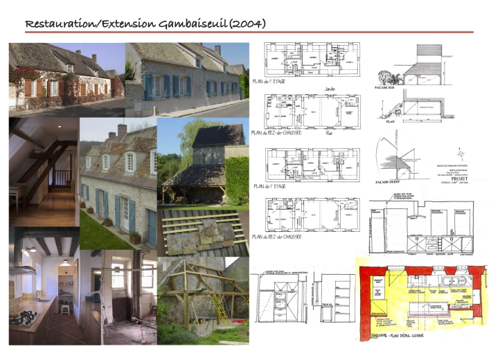 Maison individuelle, Rénovation, Maison de campagne, Réhabilitation, Rénovation énergétique, Plan, Permis de construire, Conseil
