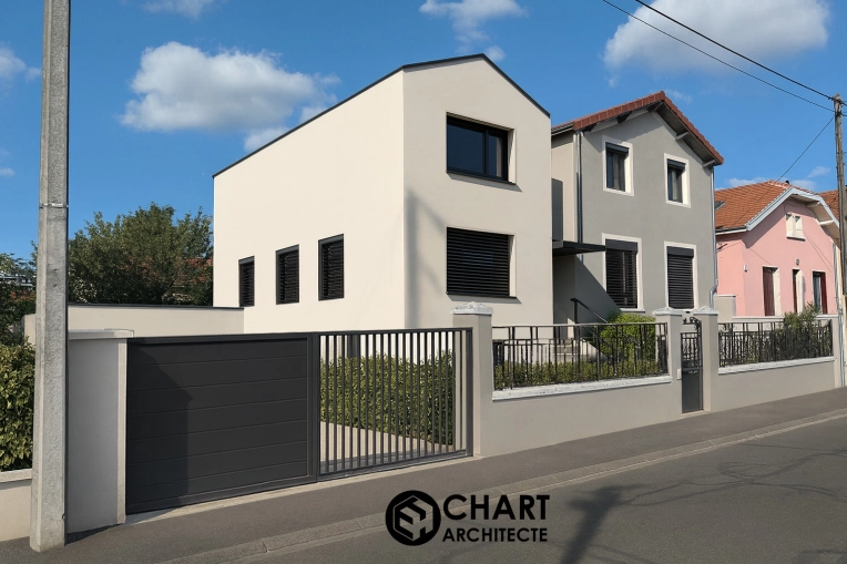 Surélévation, Maison de ville, Permis de construire
