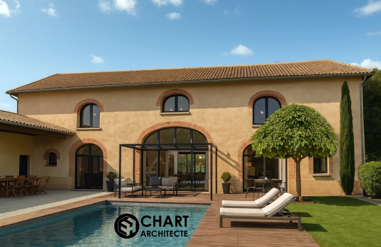 Transformation, Rénovation, Corps de ferme, Permis de construire