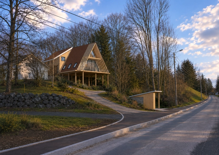 Jardin, Terrasse, Maison individuelle, Maison passive / écologique, Chalet / Maison en bois, Construction neuve, Maison A-Frame, Plan, Permis de construire, Conseil, Déclaration de travaux