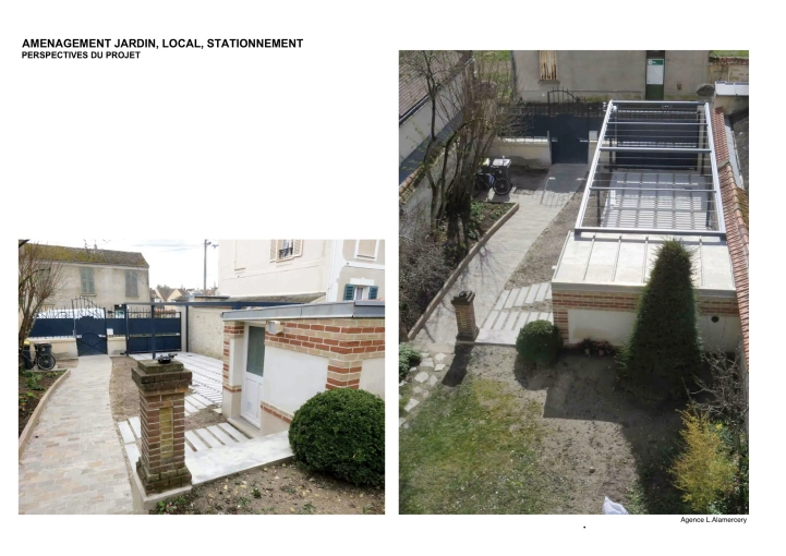 Terrasse, Extérieur, Construction neuve, Carport, Plan, Permis de construire, Suivi de chantier