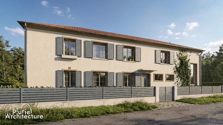 Conversion, Single-Family Homes, Pools, Farmhouse, Design / Plans, Planning permission application