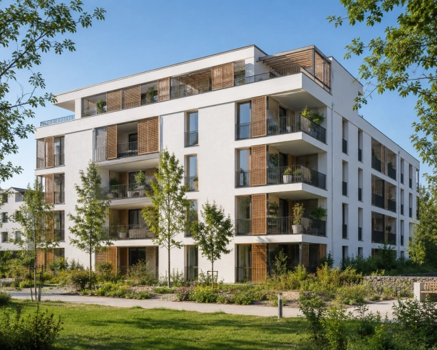 Résidentiel collectif, Construction neuve, Plan, Permis de construire, Suivi de chantier, Conseil, Déclaration de travaux
