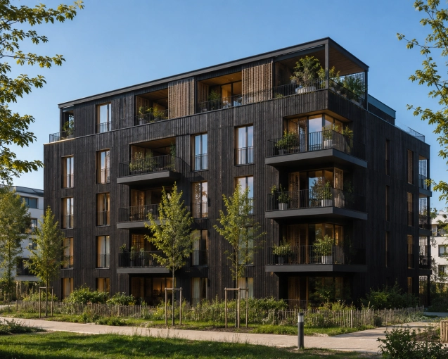 Résidentiel collectif, Construction neuve, Plan, Permis de construire, Suivi de chantier, Conseil, Déclaration de travaux