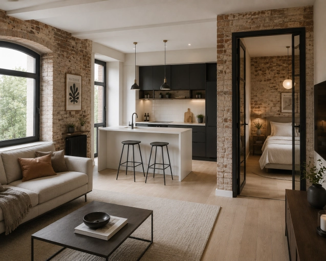 Appartement, Rénovation, Architecture d’intérieur, Plan, Permis de construire, Suivi de chantier, Conseil, Déclaration de travaux