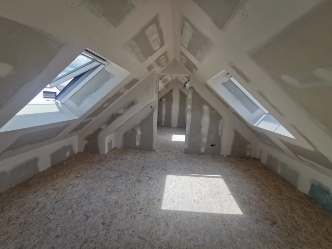 Maison individuelle, Rénovation, Architecture d’intérieur, Aménagement combles, Plan, Suivi de chantier, Déclaration de travaux