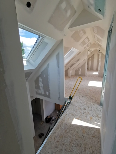 Maison individuelle, Rénovation, Architecture d’intérieur, Aménagement combles, Plan, Suivi de chantier, Déclaration de travaux