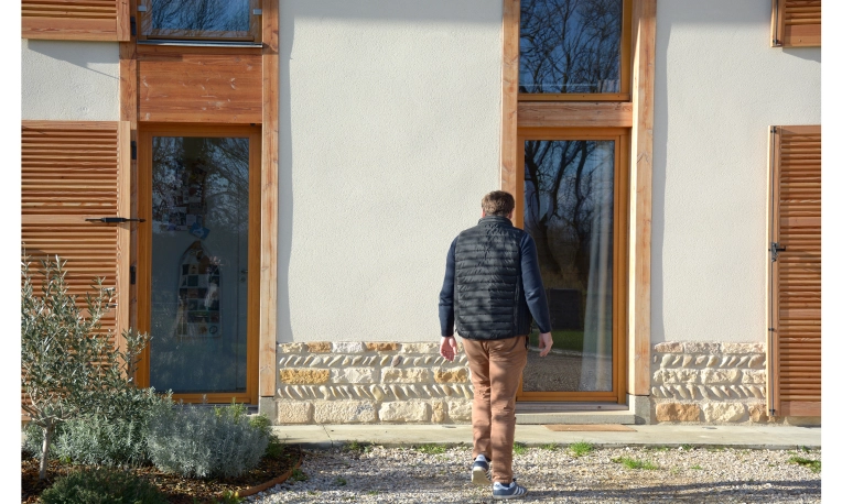 Transformation, Terrasse, Maison individuelle, Maison passive / écologique, Rénovation, Maison de campagne, Architecture d’intérieur, Réhabilitation, Rénovation énergétique, Corps de ferme, Plan, Permis de construire, Suivi de chantier, Conseil