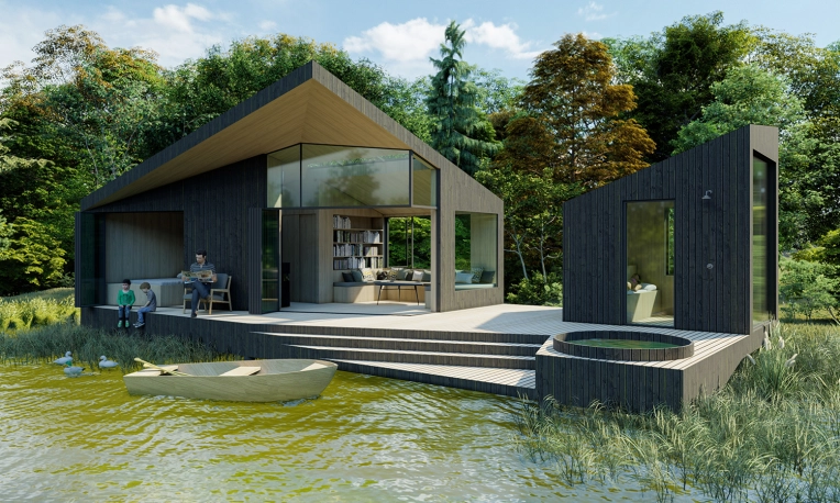 Terrasse, Maison individuelle, Maison passive / écologique, Chalet / Maison en bois, Architecture d’intérieur, Construction neuve, Étude de faisabilité, Tiny house, Plan, Conseil