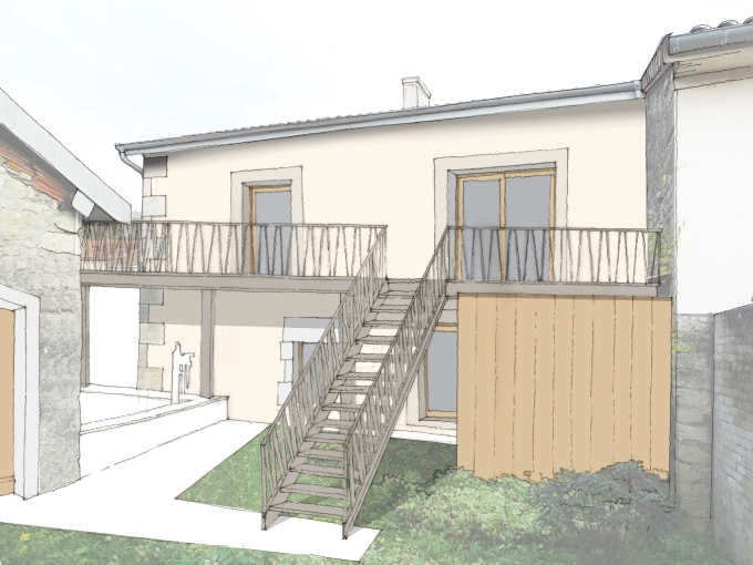 Maison individuelle, Rénovation, Maison de campagne, Extension, Plan, Permis de construire, Suivi de chantier