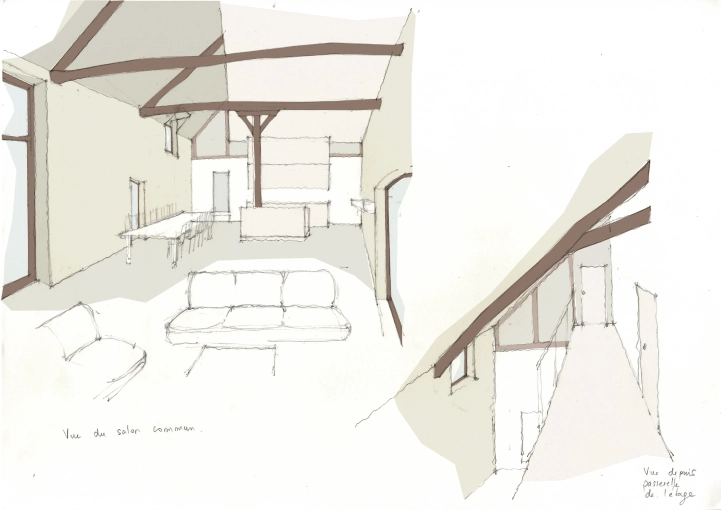 Expertise, Maison individuelle, Rénovation, Maison de campagne, Aménagement combles, Corps de ferme, Plan, Permis de construire