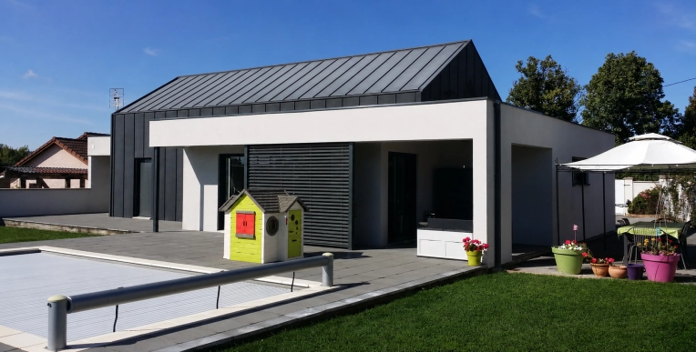 Maison individuelle, Maison passive / écologique, Piscine, Construction neuve, Plan, Permis de construire, Suivi de chantier