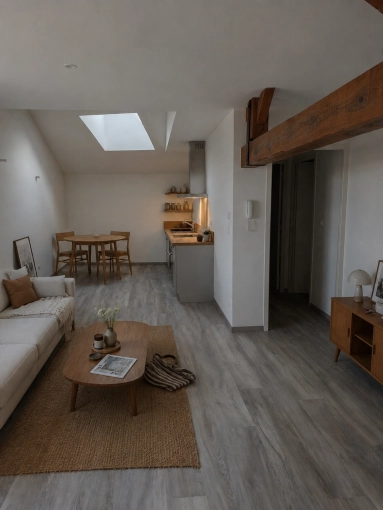 Transformation, Appartement, Rénovation, Aménagement combles, Plan, Suivi de chantier, Déclaration de travaux