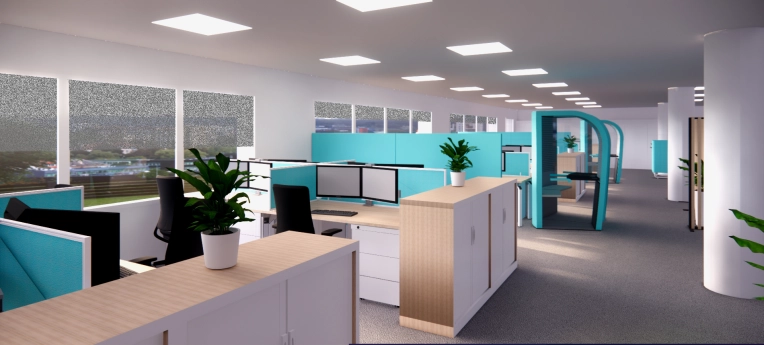 Transformation, Bâtiment professionnel, Bureau, Bâtiment industriel, Rénovation, Plan