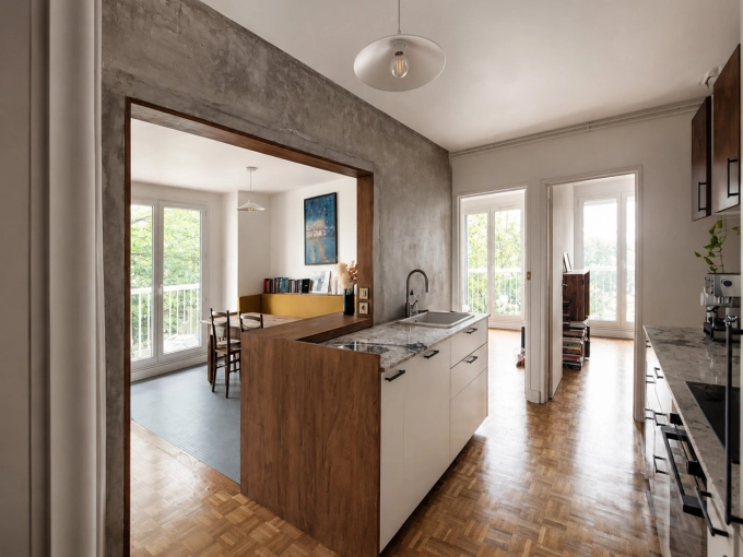 Appartement, Rénovation, Architecture d’intérieur, Réhabilitation, Plan, Suivi de chantier