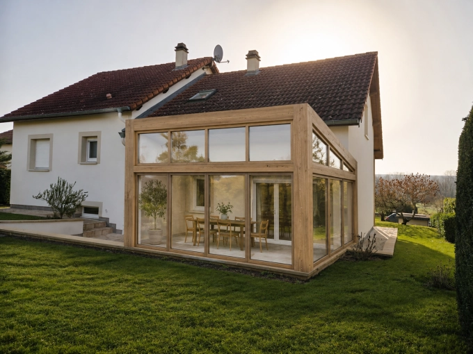 Maison individuelle, Extension, Plan, Permis de construire
