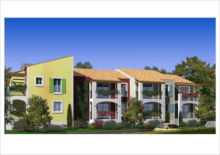 Résidentiel collectif, Construction neuve, Plan, Permis de construire