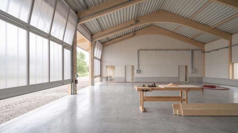 Bâtiment professionnel, Bureau, Hangar, Bâtiment industriel, Construction neuve