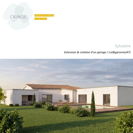 Terrasse, Maison individuelle, Extension, Villa, Carport, Pool house, Plan, Permis de construire