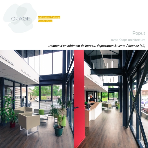 Bâtiment professionnel, Bureau, Architecture d’intérieur, Construction neuve, Plan, Permis de construire, Suivi de chantier, Déclaration de travaux