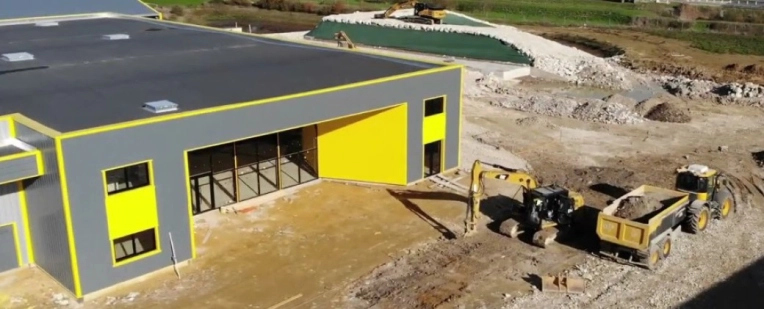 Bâtiment professionnel, Bureau, Bâtiment industriel, Construction neuve, Plan, Permis de construire