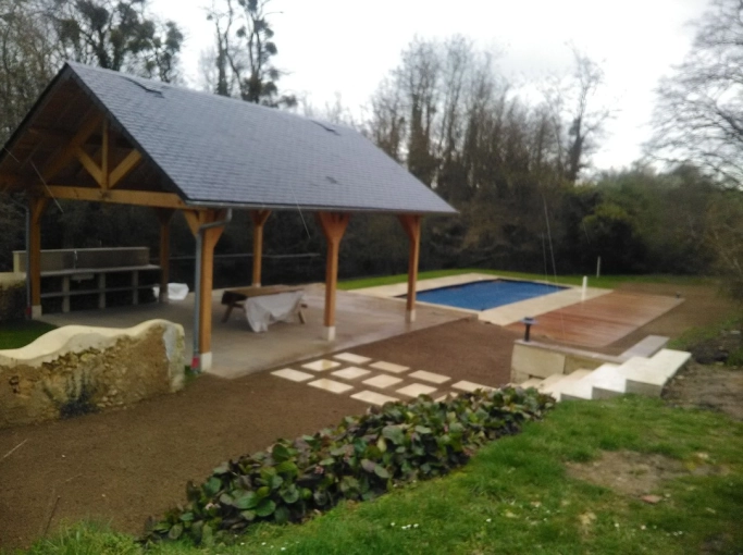 Jardin, Terrasse, Extérieur, Piscine, Construction neuve, Plan, Permis de construire, Suivi de chantier, Déclaration de travaux